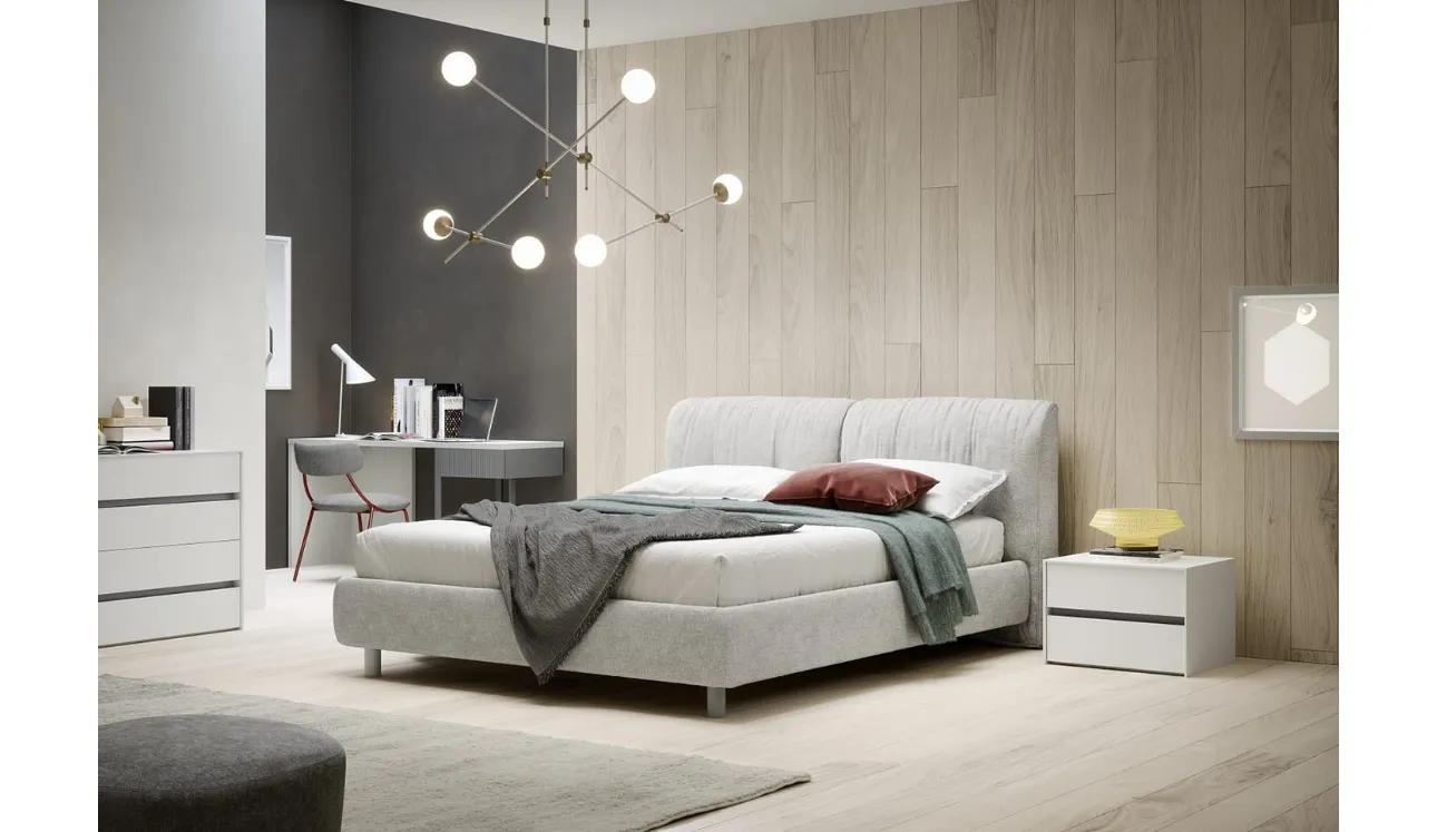 Letto Belleville con box contenitore di Novamobili