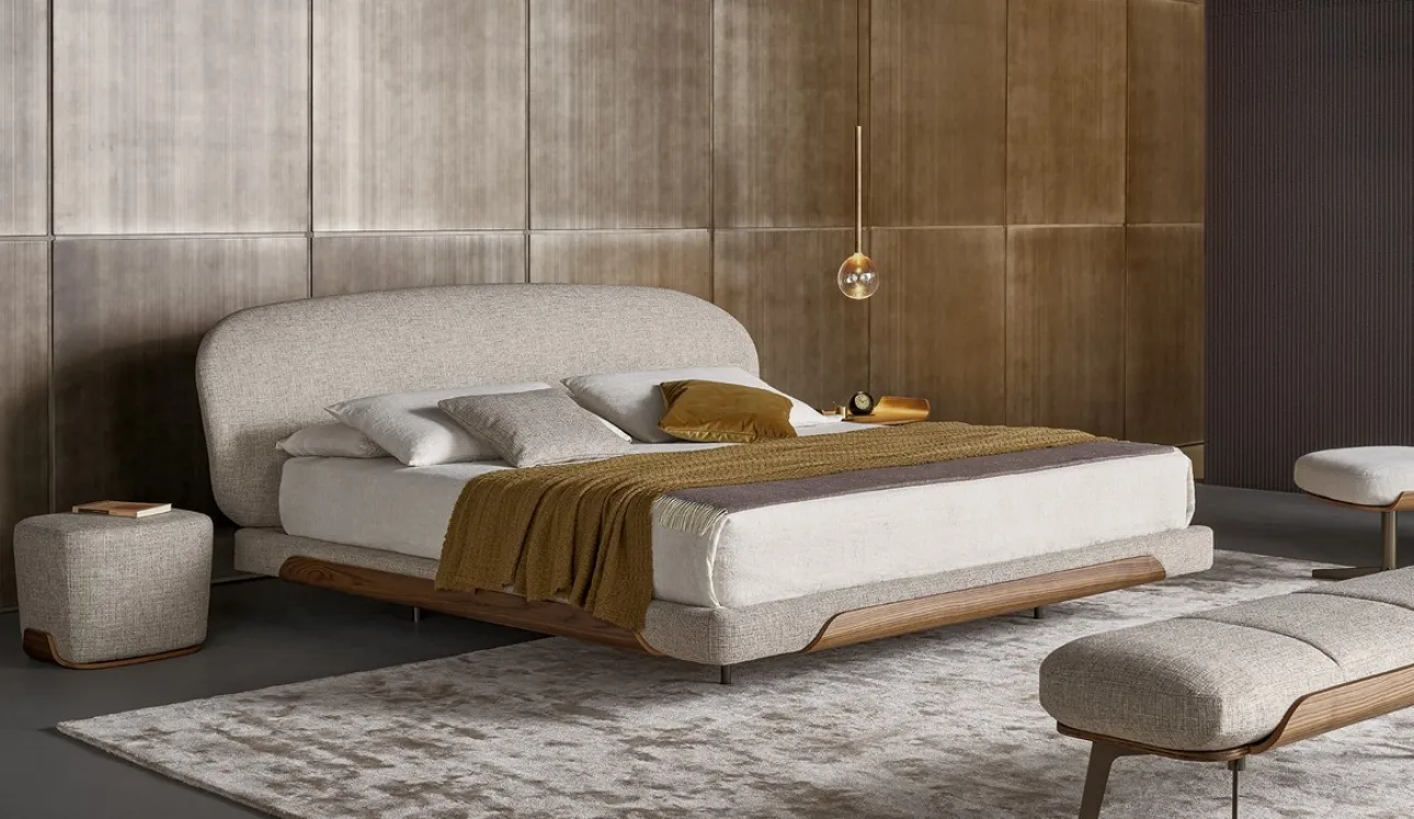 Letto con testiera Olos Bed di Bonaldo