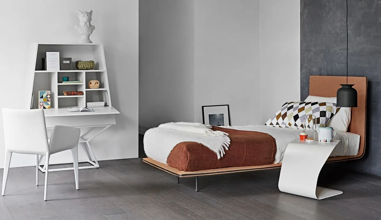 Letto con testiera Thin di Bonaldo