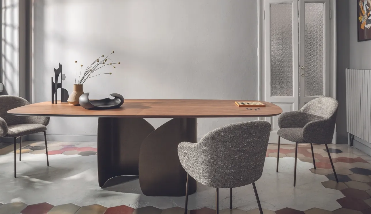 Sedia Holly Fab in tessuto e metallo di Calligaris