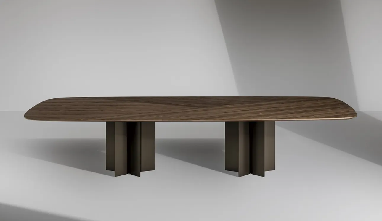 Tavolo Geometric Table Wood di Bonaldo