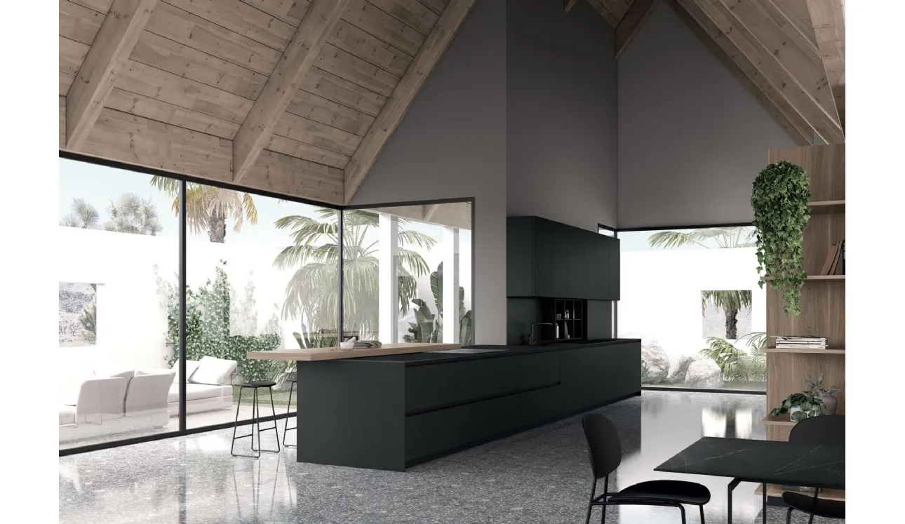 Cucina Design con penisola Smart 2 di Nova Cucina